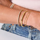 LeMel "Classic" CZ Bangle-Gold