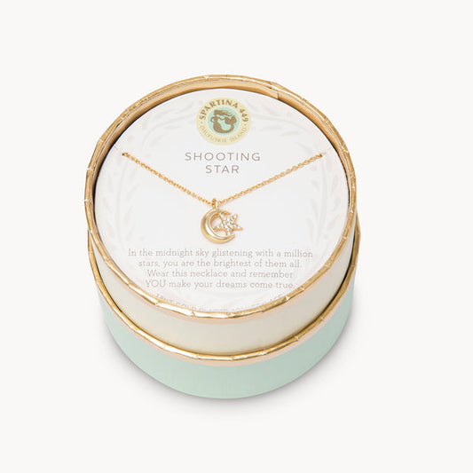 Spartina 449 Sea La Vie Necklace-Shooting Star/Moon Star