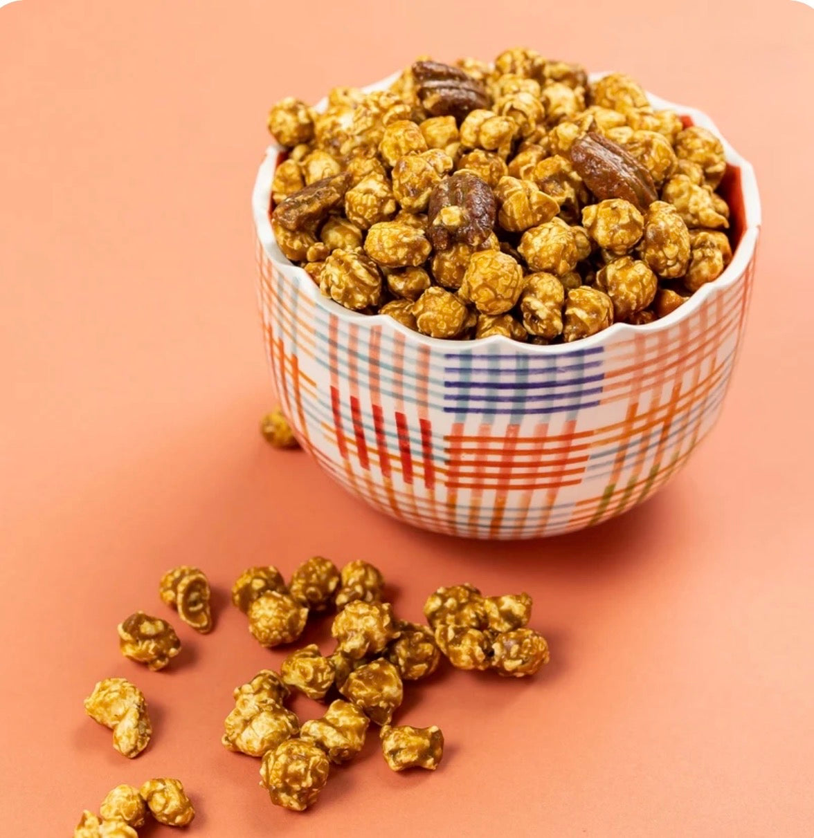 Poppy Popcorn "Southern Pecan Pie" Market Bag