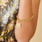 Spartina 449 Damask Coin Bracelet-Gold