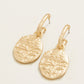 Spartina 449 Milly Hoop Earrings-Gold