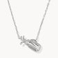 Kendra Scott Golf Short Pendant Necklace-Silver Ivory MOP