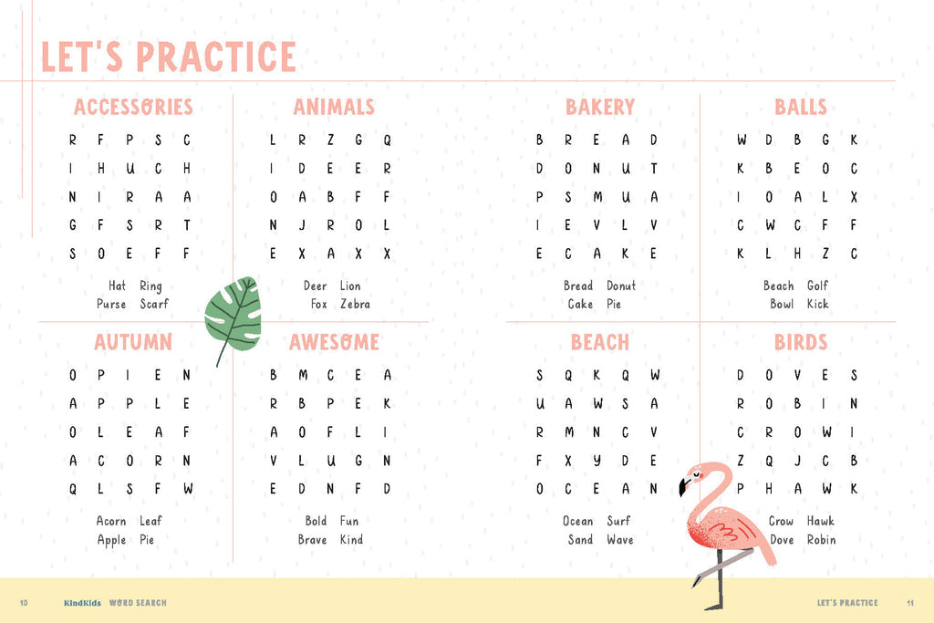 KindKids "Word Search" Puzzle Book