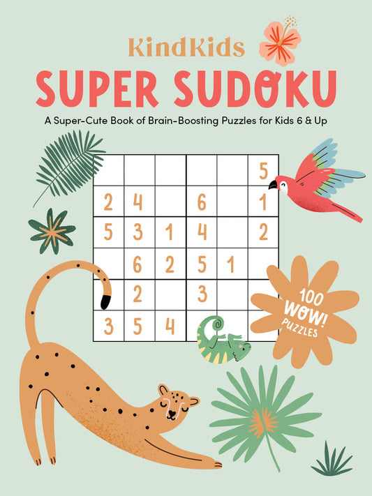 KindKids "Super Sudoku" Puzzle Book