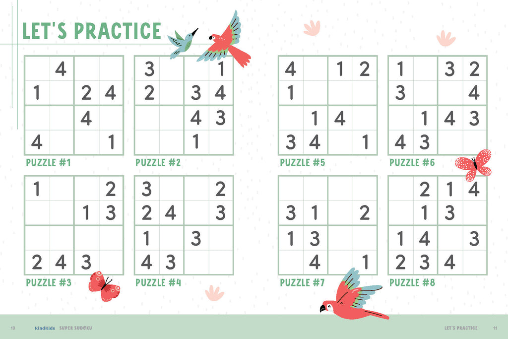 KindKids "Super Sudoku" Puzzle Book