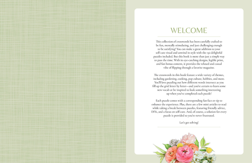 MindfulMoments "Crosswords" Puzzle Book