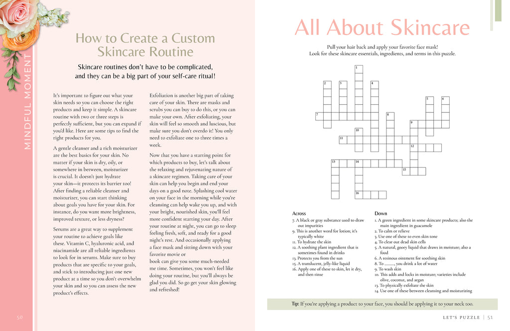 MindfulMoments "Crosswords" Puzzle Book