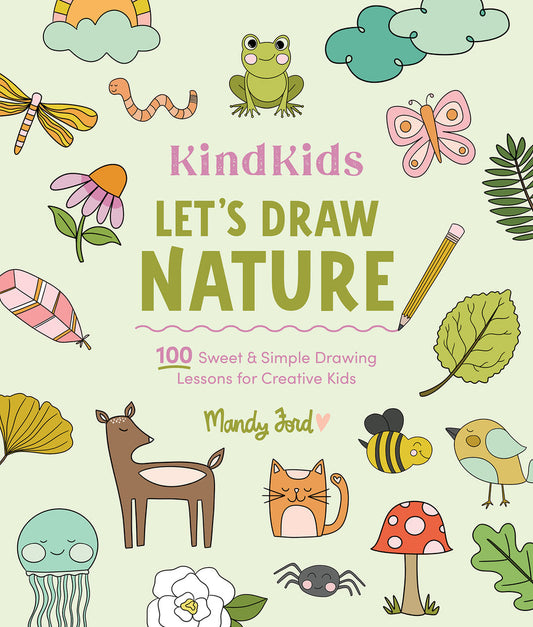 KindKids "Let's Draw Nature" Drawing Lesson Book