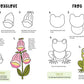 KindKids "Let's Draw Nature" Drawing Lesson Book