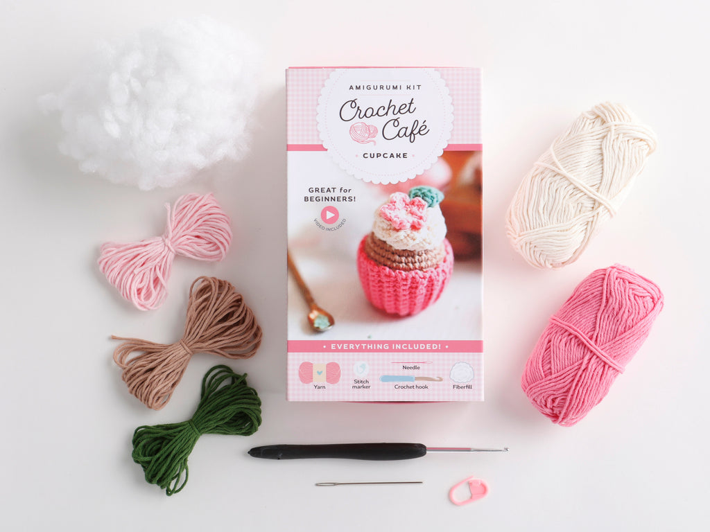 Crochet Cafe "Cupcake" Amigurumi Kit