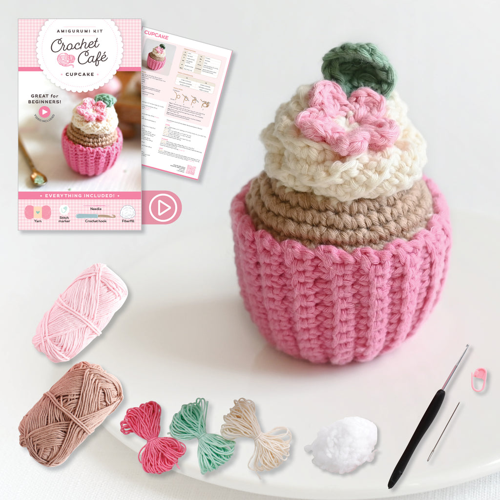 Crochet Cafe "Cupcake" Amigurumi Kit