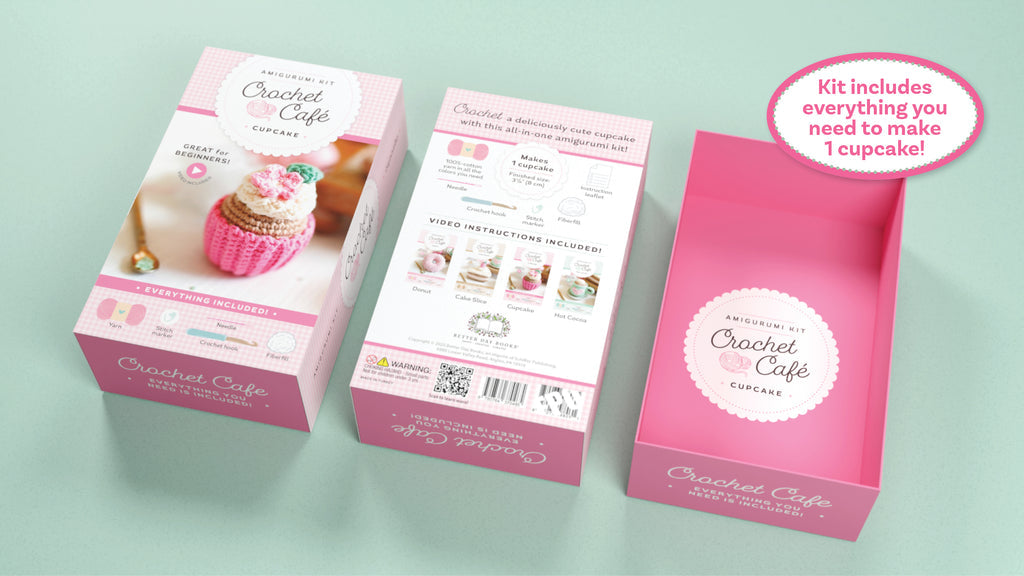 Crochet Cafe "Cupcake" Amigurumi Kit
