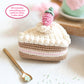 Crochet Cafe "Cake Slice" Amigurumi Kit