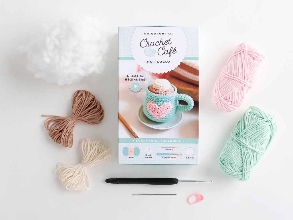 Crochet Cafe "Hot Cocoa" Amigurumi Kit