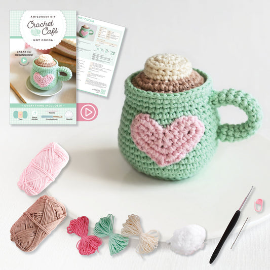 Crochet Cafe "Hot Cocoa" Amigurumi Kit