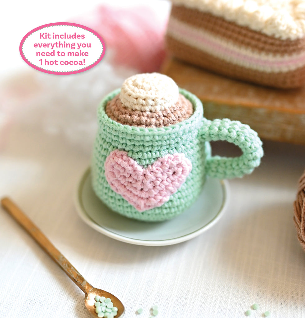 Crochet Cafe "Hot Cocoa" Amigurumi Kit