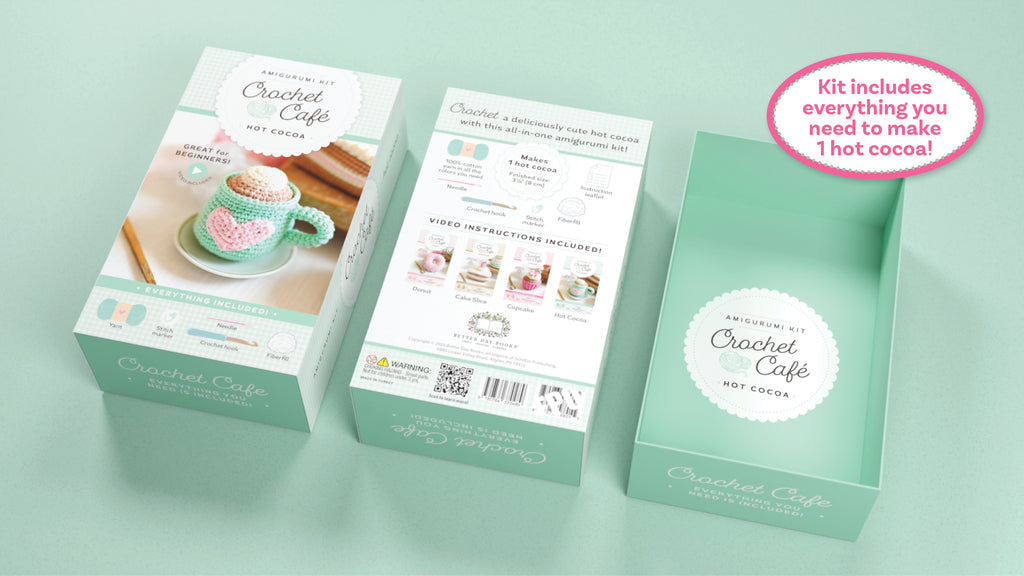 Crochet Cafe "Hot Cocoa" Amigurumi Kit
