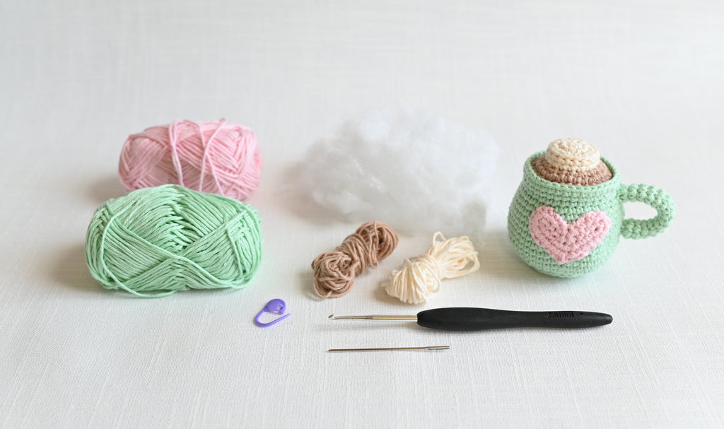 Crochet Cafe "Hot Cocoa" Amigurumi Kit