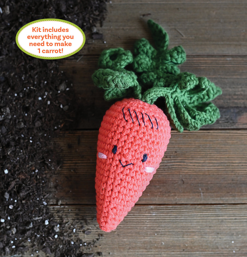 Crochet Your Veggies "Carrot" Amigurumi Kit