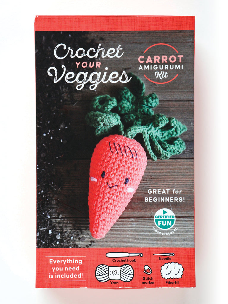 Crochet Your Veggies "Carrot" Amigurumi Kit