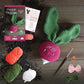 Crochet Your Veggies "Radish" Amigurumi Kit