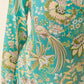 Spartina 449 Cora Silk Blouse-Mystic Moss Bird