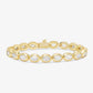 Melinda Maria “She’s a Boss” Tennis Bracelet-Gold/White