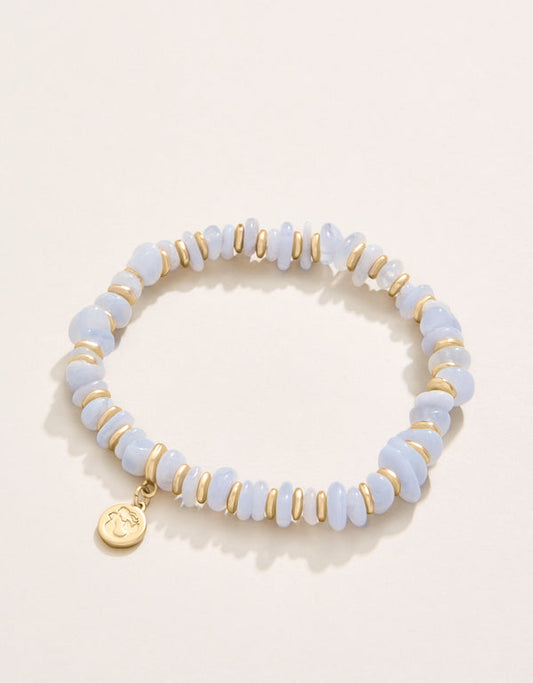 Spartina 449 Chippy Stretch Bracelet-Light Blue