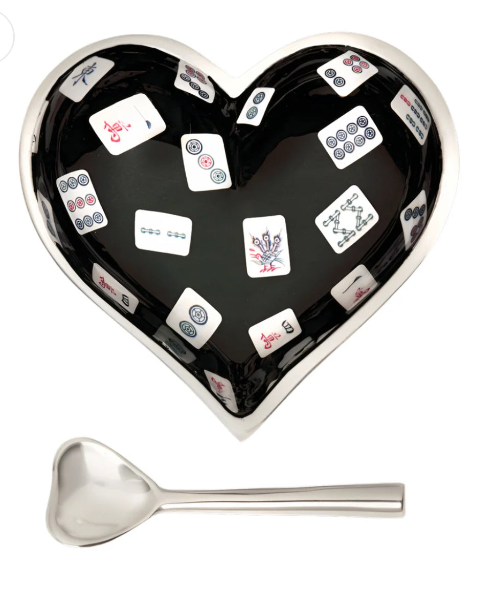 Inspired Generations "Mahjong" Heart w/Heart Spoon
