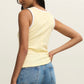 Z Supply Sirena Colorblocked Rib Tank-Pineapple