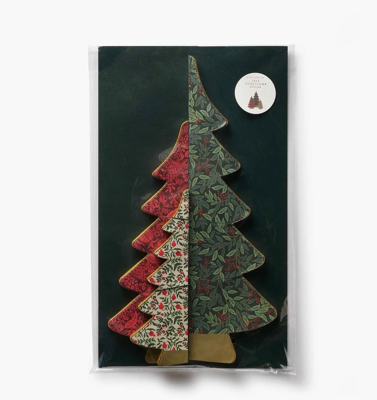 Rifle Paper Co. "Christmastide" Honeycomb Tree Decor