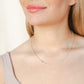Rizen Mini Chain Breaker Cross Necklace-Silver