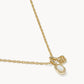 Kendra Scott Mini Elisa Dira Necklace-Gold/Bright White Opal