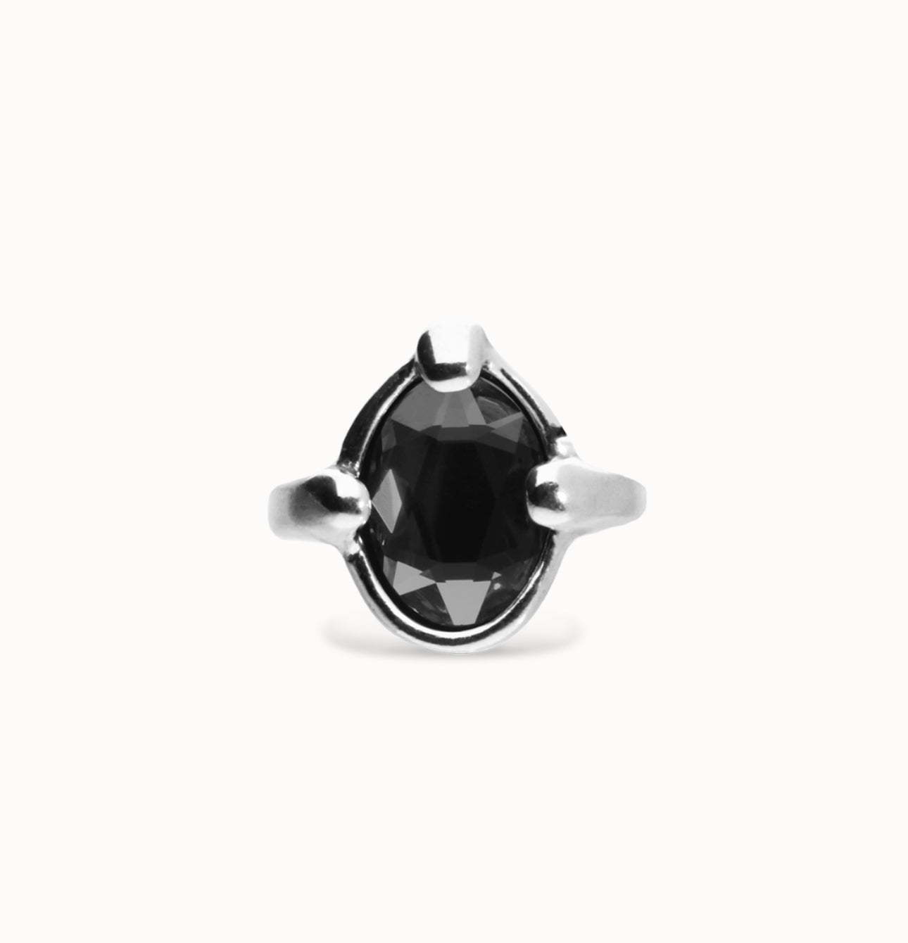 Uno de 50 “Ser Deslumbrante” (be stunning) Ring-Silver/Black