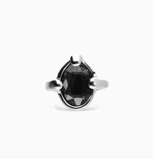 Uno de 50 “Ser Deslumbrante” (be stunning) Ring-Silver/Black