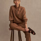 Varley “Davidson” Sweat-Golden Bronze Marl