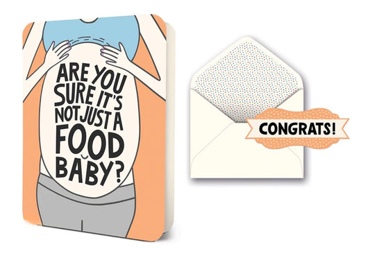 Studio Oh! “Are You Sure It's Not Just A Food Baby?” Card