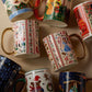 Rifle Paper Co. "Holly Jolly Nutcracker" Porcelain Mug Set (set of 2)