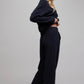 Barefoot Dreams Brushed Fleece Pant-Black