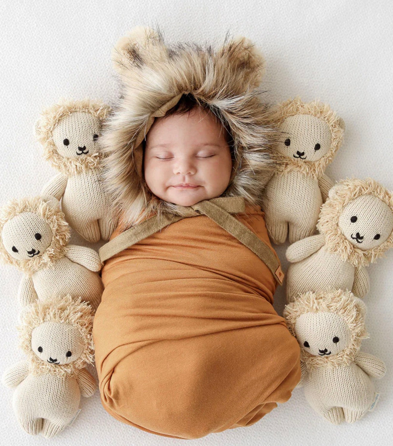 Cuddle + Kind “Baby Lion” -Brown