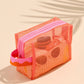 Shiraleah "Camden" Mesh Zip Pouch-Orange