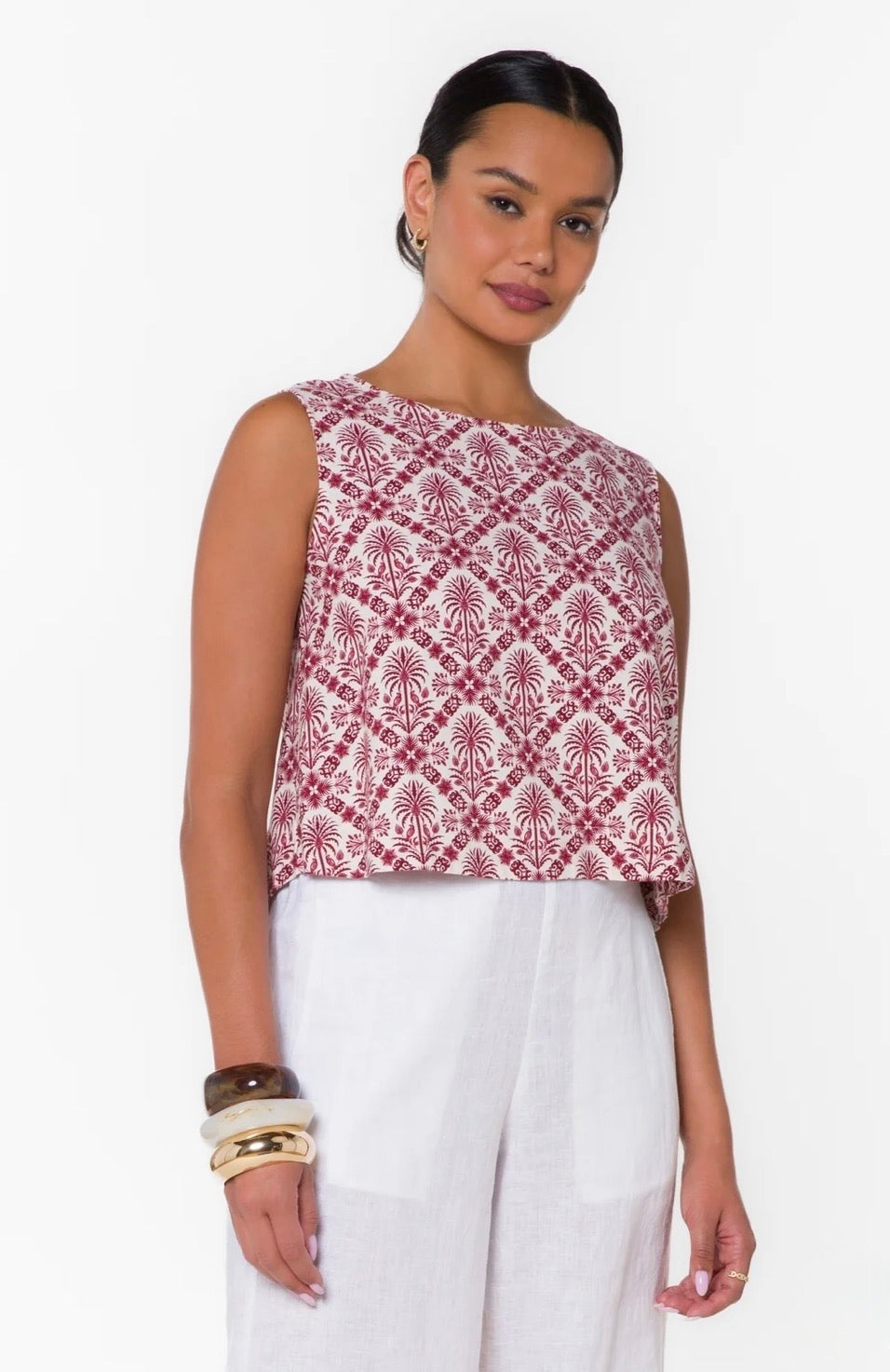 Velvet Heart "Bora" Sleeveless Tank-Paradise Tiles