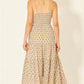 Bila 77 “Majorca” Dress- Camel/Blue