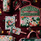 Rifle Paper Co. "Dahlia" Quilted Jewelry Roll