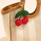 Shiraleah "Cherries” Beaded Charm/Key Ring