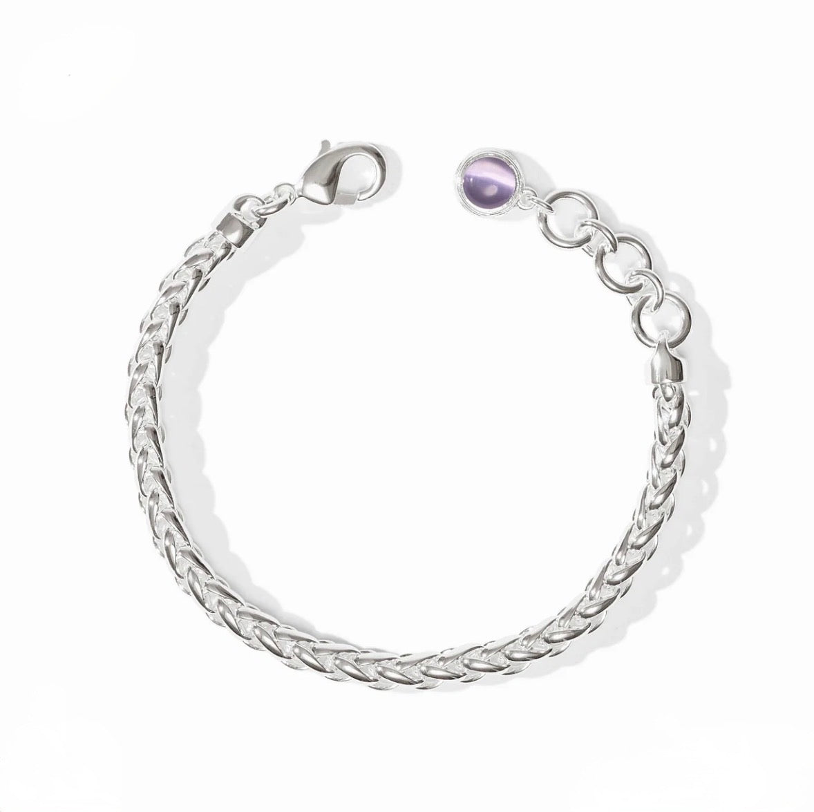 Julie Vos “Cobblestone” Link Bracelet- Silver
