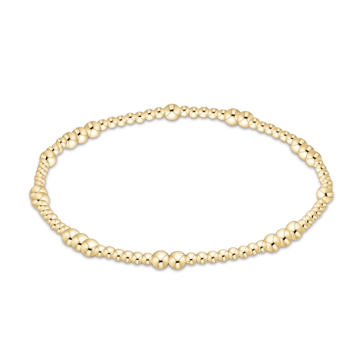 Enewton "Hope Unwritten" 3mm Bead Bracelet-Gold