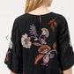 Johnny Was Mixed Media Dolman Blouse - Gineva