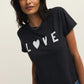 Z Supply Adore Tourist Tee-Black Sand