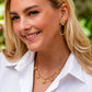Capucine de Wulf “Berry Clover” Teardrop Earrings-Gold